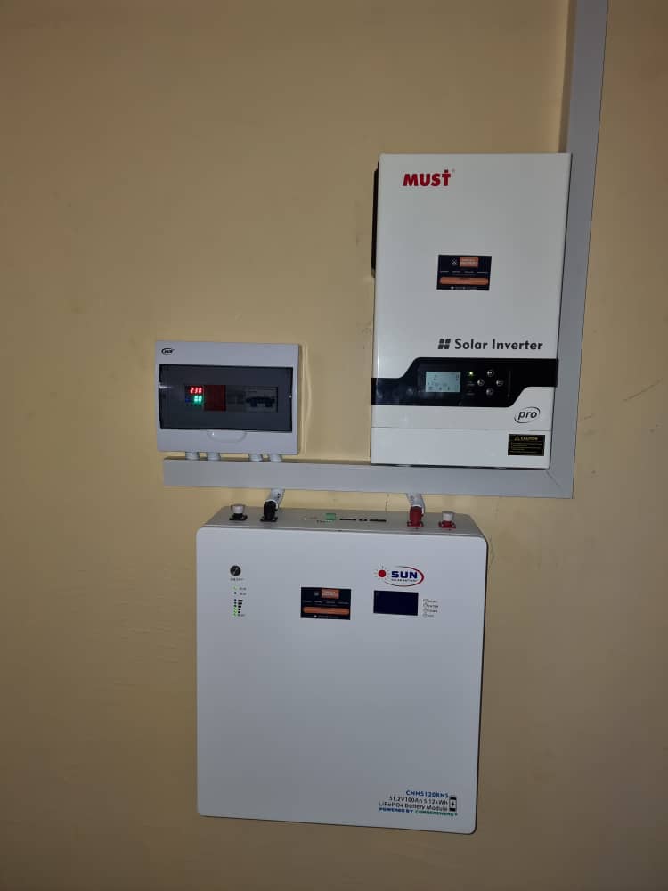 5KVA Solar system, installed at milala ECD center in Machinga.